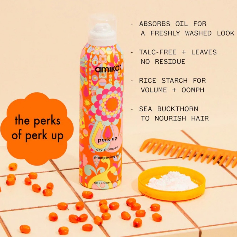 NEW amika Perk Up Talc-Free Dry Shampoo